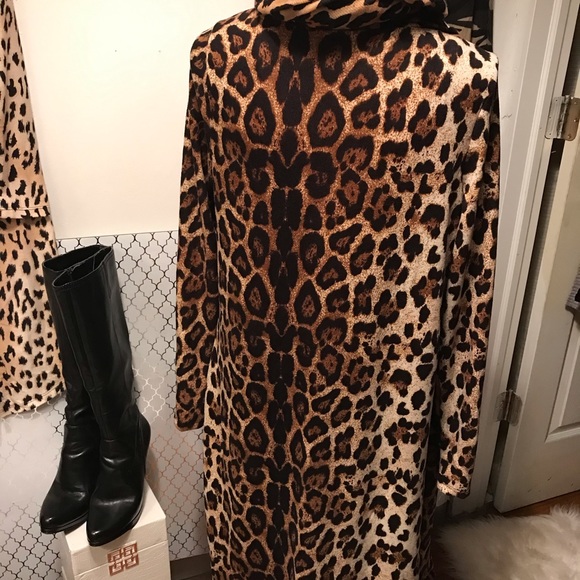 🎈1 Left❣️animal print Leopard Duster, cardigan - Picture 6 of 8